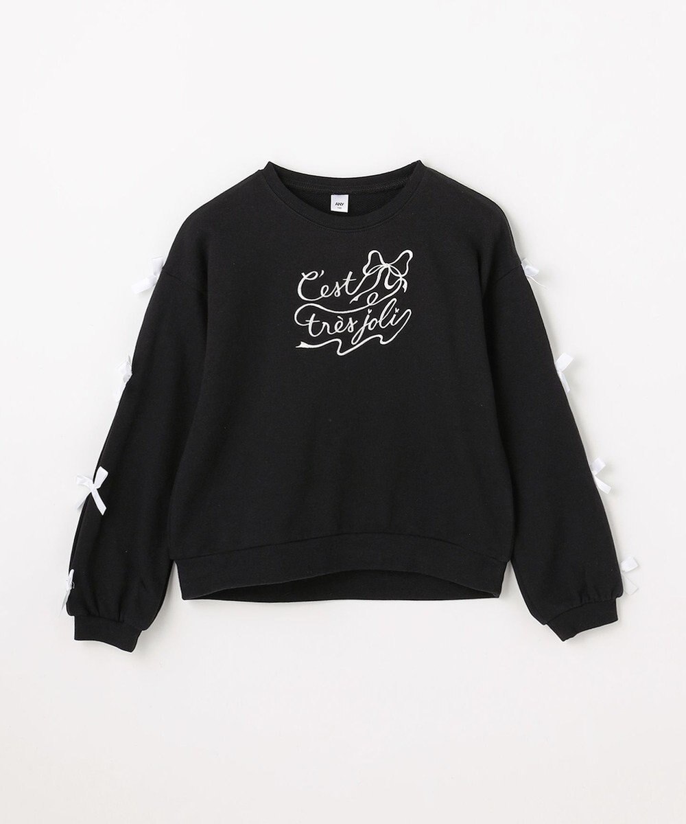 ANY KIDS 袖リボン トレーナー 