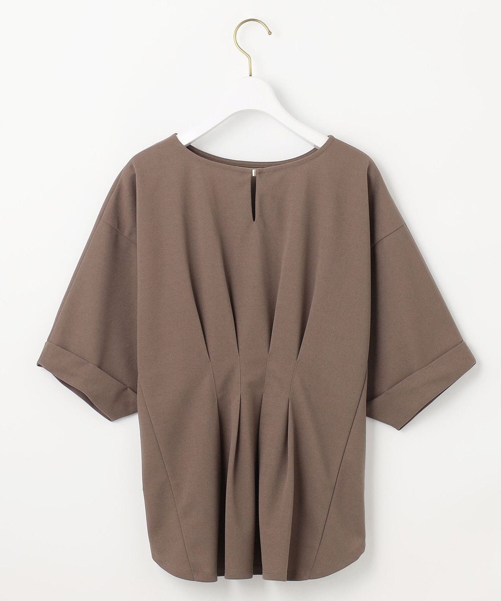 ANY SIS S 【前後着用・UVケア・洗える】2WAYジョーゼットジャージードルマン カットソー 