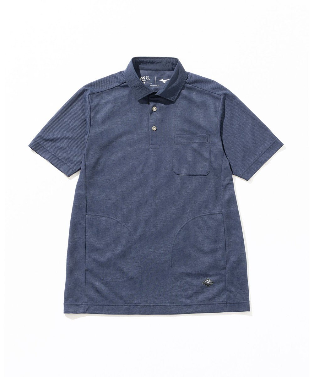 JOSEPH ABBOUD MOUNTAIN 【吸水速乾・通気性】ミズノコラボ DRY AEROFLOW ポロシャツ 
