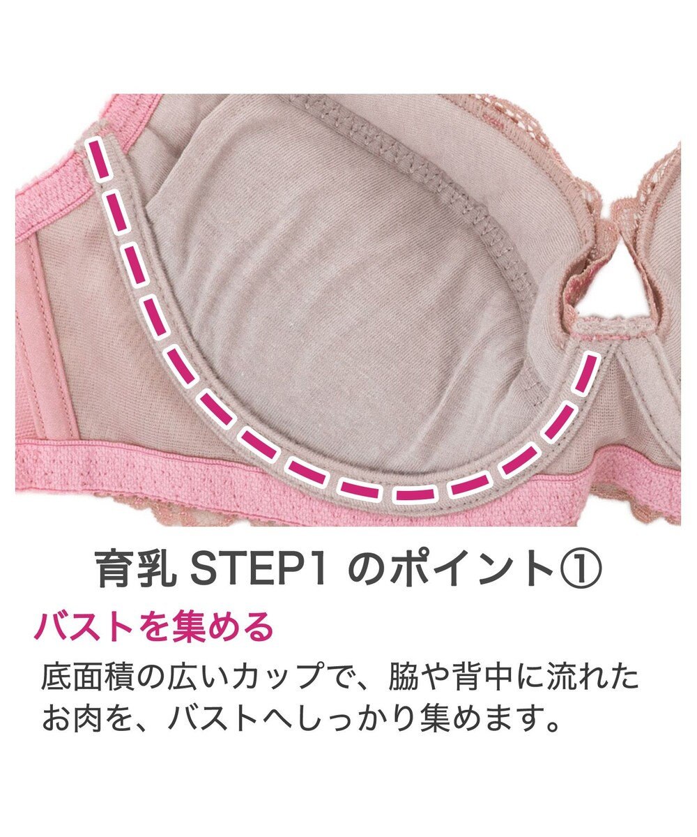 BRADELIS New York 【BRADELIS New York / 育乳補整ブラ・STEP1 集める】ジャスミンステップ1ブラ24S2 