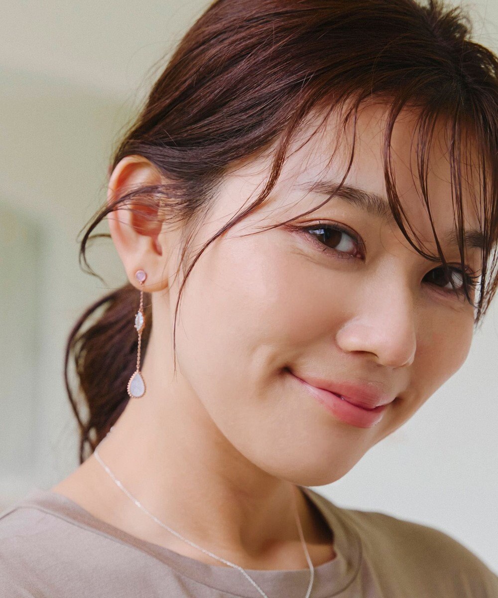 Tiaclasse 【金属アレルギー対応】　カラードロップロングピアス 