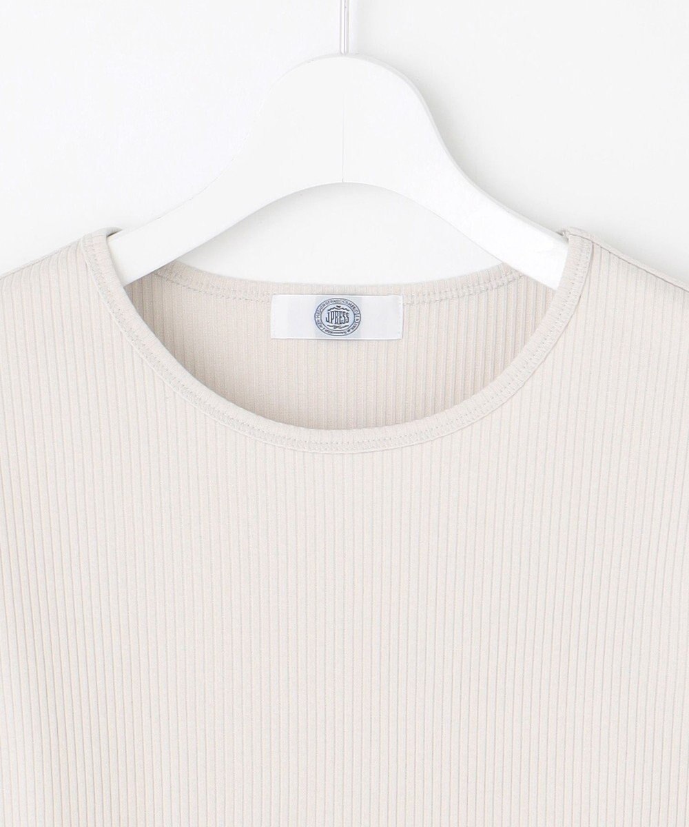 J.PRESS LADIES L リブ クルーネック カットソー 