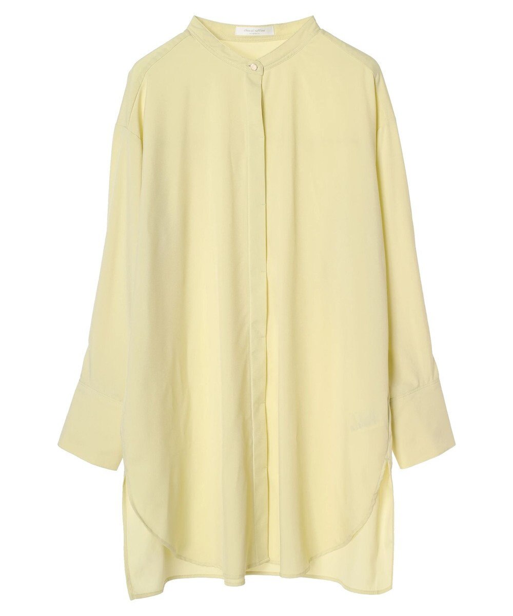 Green Parks イージーケア　比翼ボタンチュニック 