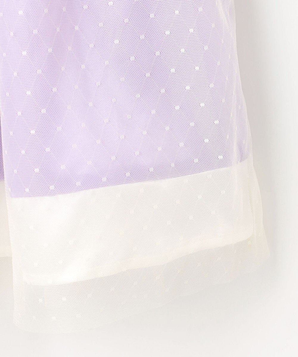 組曲 KIDS 【110-140㎝】チュールドット ドレス 