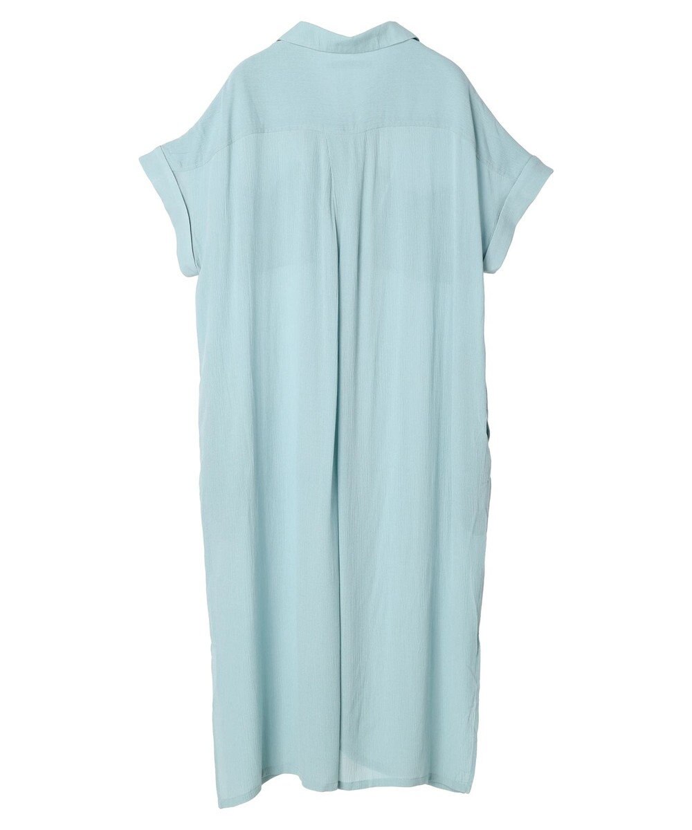 AMERICAN HOLIC 楊柳Ｗポケット開襟ワンピース 