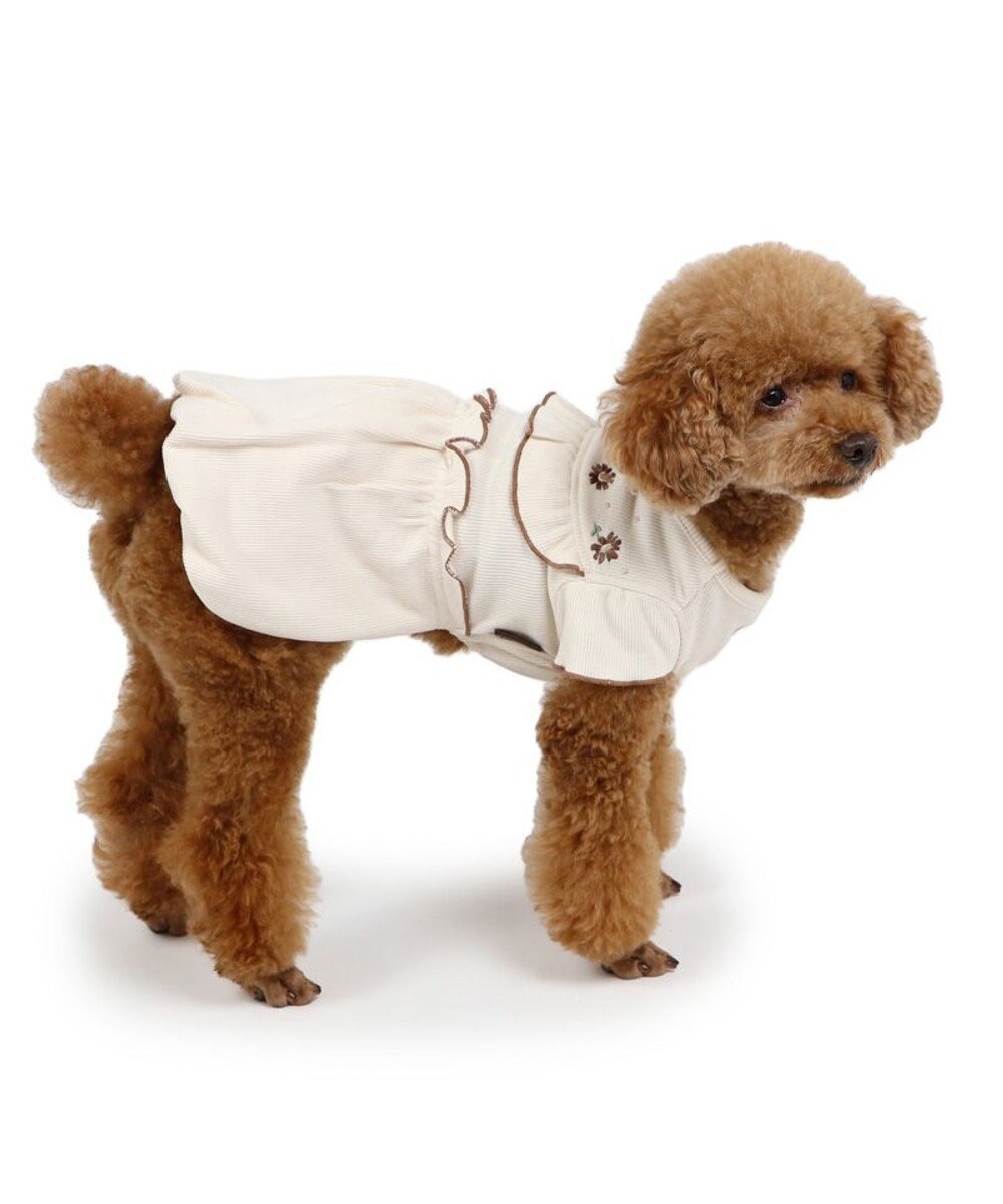 PET PARADISE ペットパラダイス  プレミアムペティヒート 花刺繍ワンピース  小型犬 