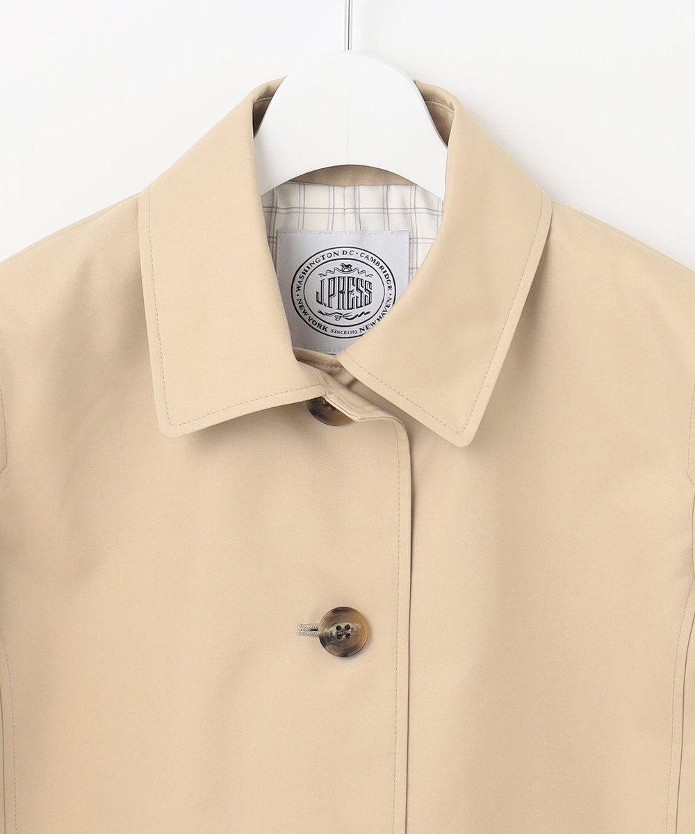 J.PRESS LADIES 【WEB限定カラーあり・撥水】80/2 T/C ツイル ステンカラー ショートコート 