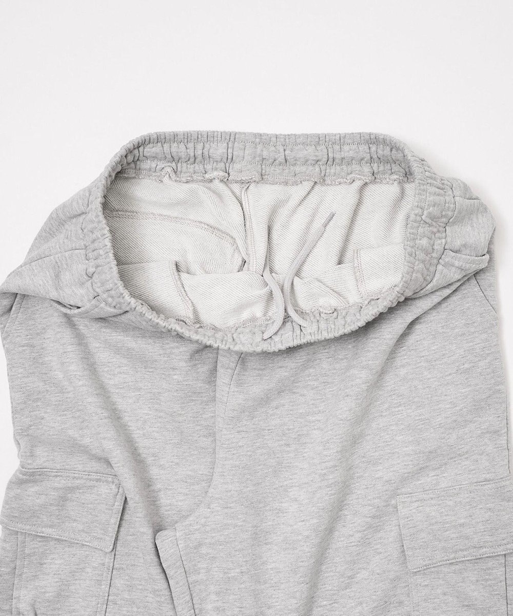 WEGO 【ユニセックス着用ITEM/ウエストゴム/MLサイズ展開】ワイドスウェットカーゴパンツ 