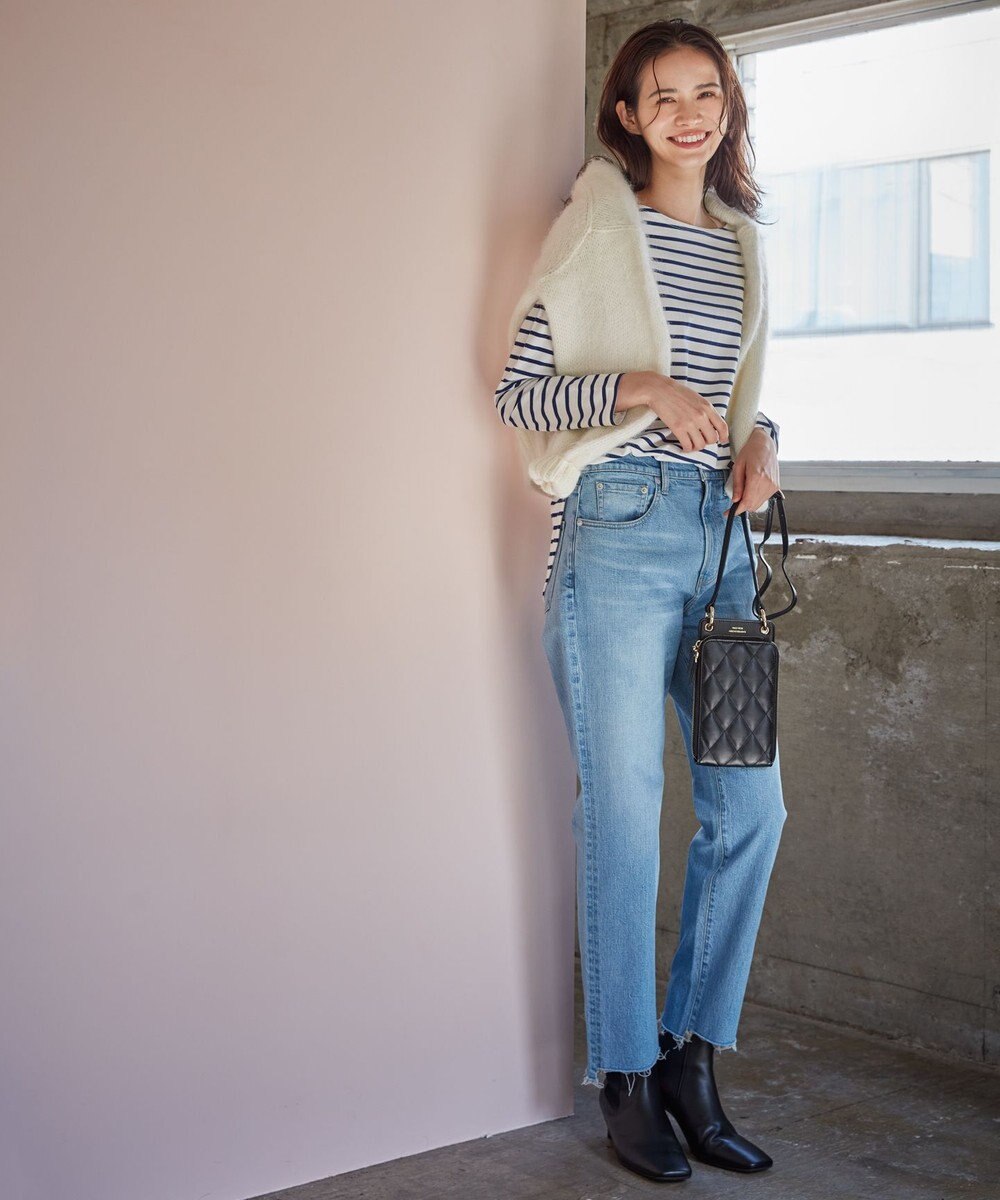 23区 【SLOW/一部店舗限定】チャンキーモヘヤ ニット 