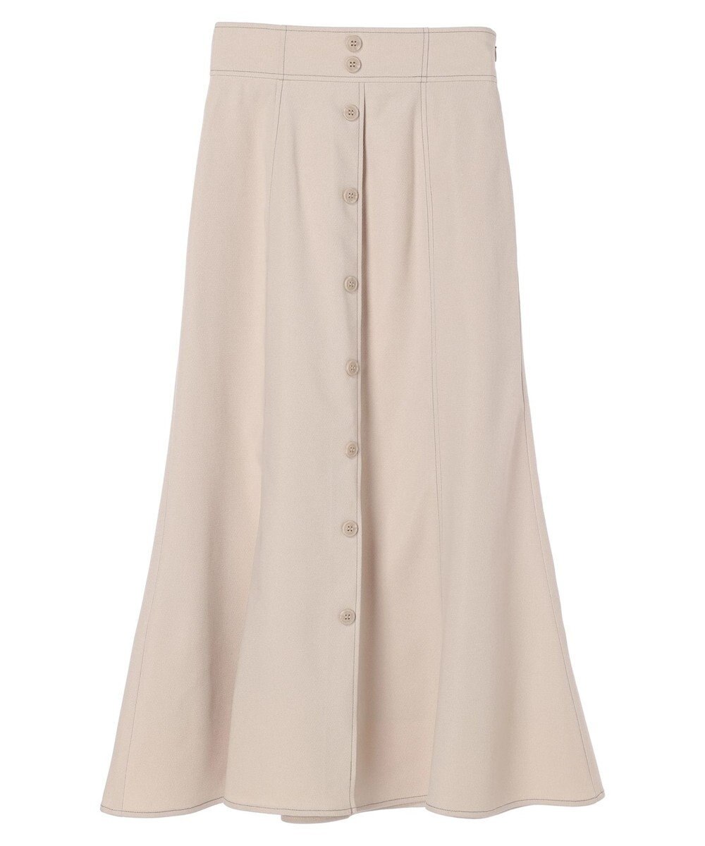 earth music&ecology フロントボタンスカート 