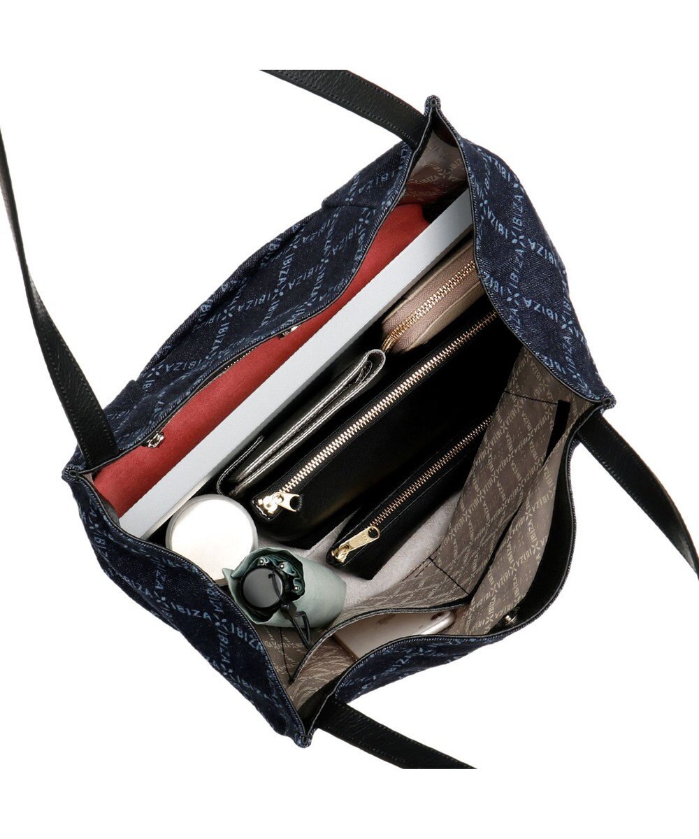 IBIZA バケーロ　ロゴデニム　セミショルダーバッグ 