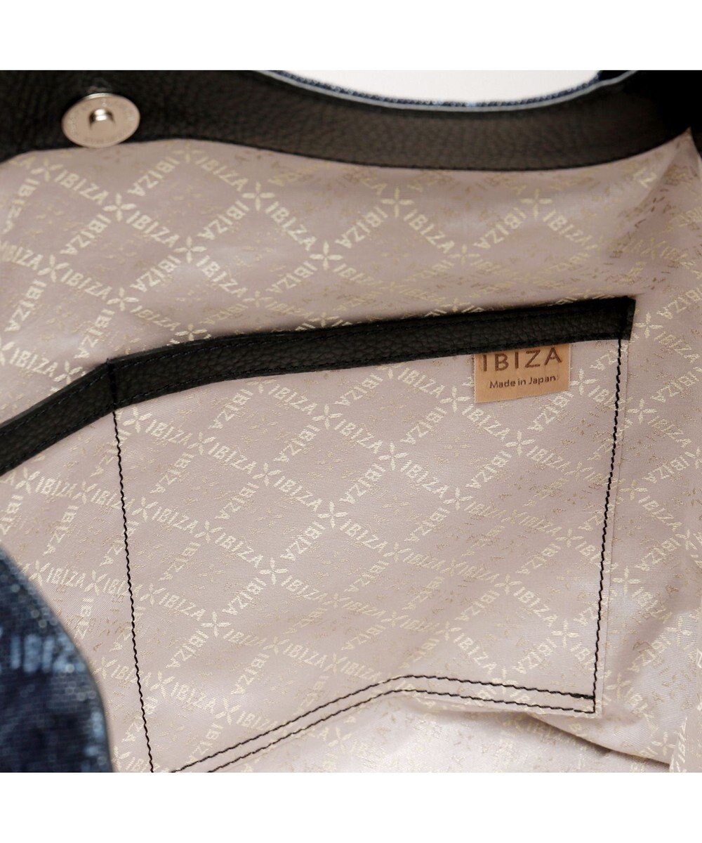 IBIZA バケーロ　ロゴデニム　セミショルダーバッグ 