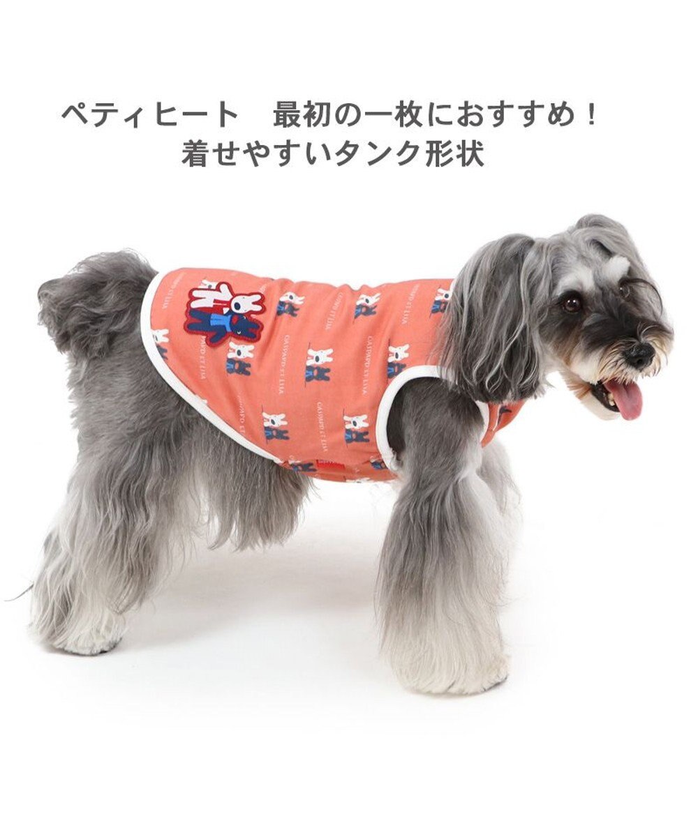 PET PARADISE リサとガスパール  ペティヒート 天竺 タンクトップ 《頬杖柄》 超小型犬 小型犬 