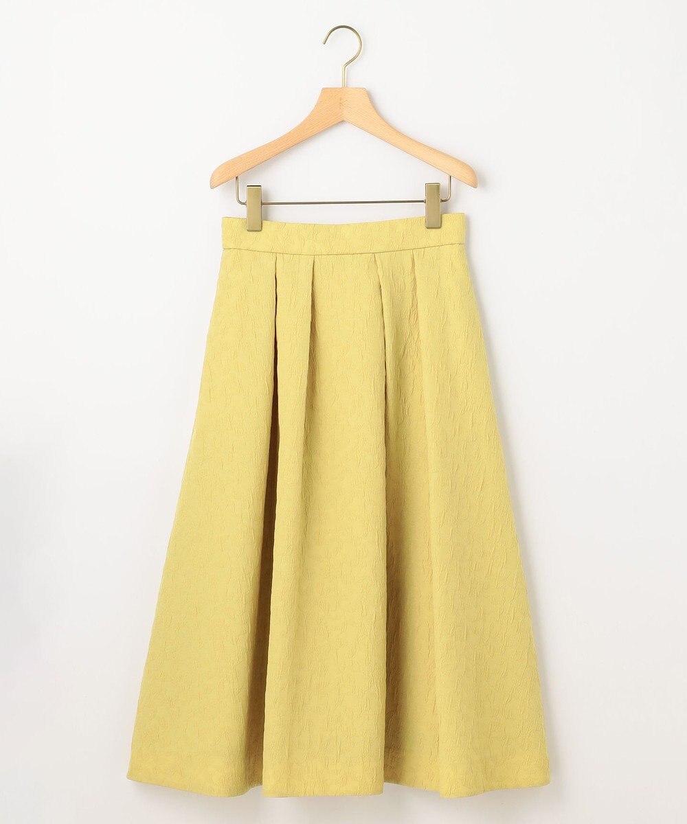 組曲 【WEB限定カラーあり】フラワーラメジャカード フレアスカート 