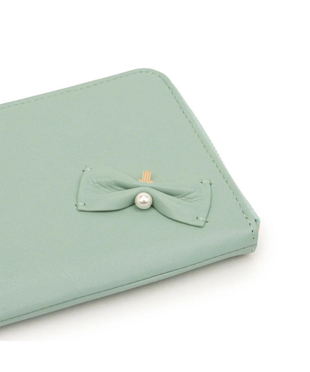 LANVIN en Bleu ペアル 薄マチLファスナー長財布 