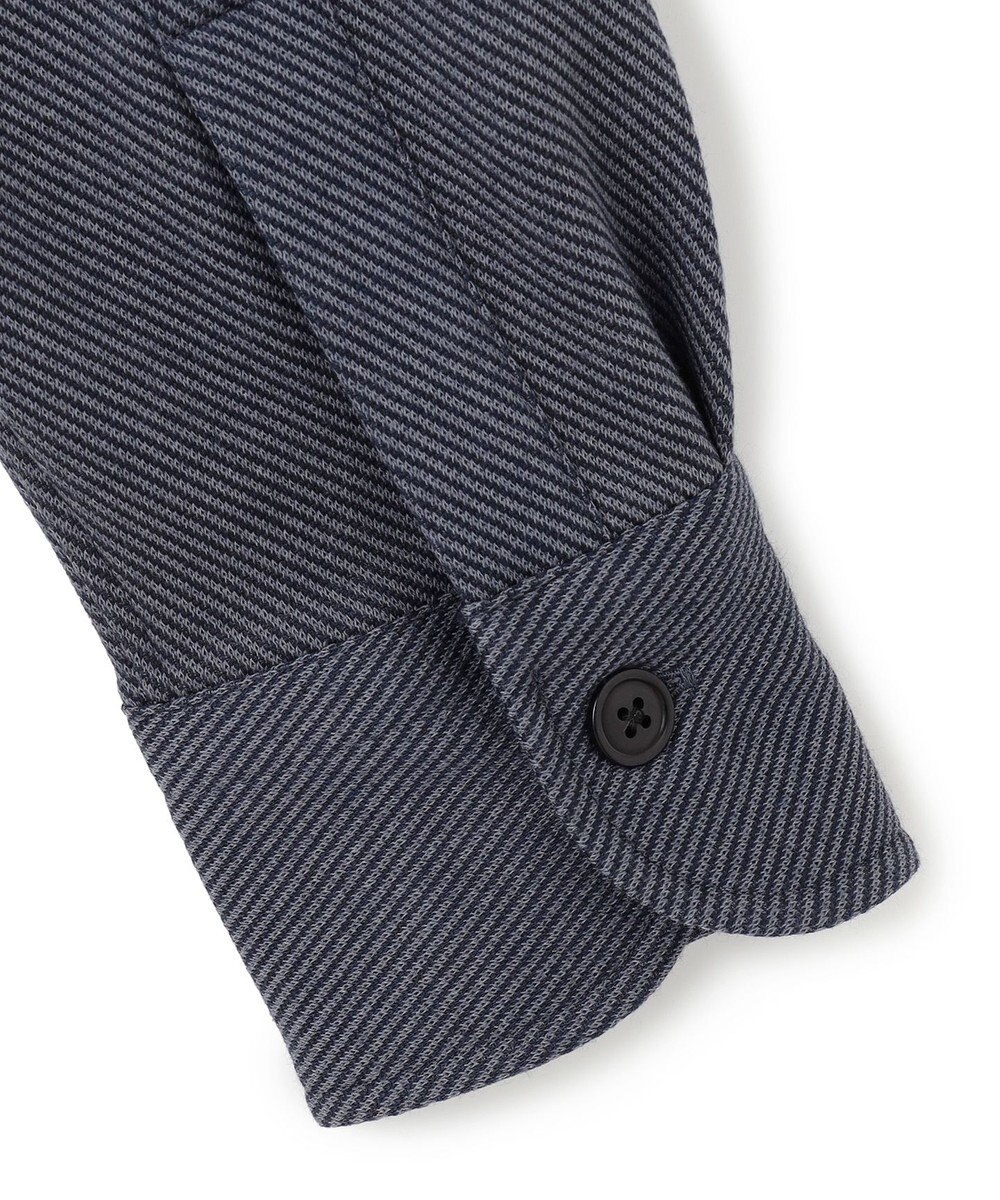 J.PRESS MEN ウールコットン ダブルカバーツイルシャツ 