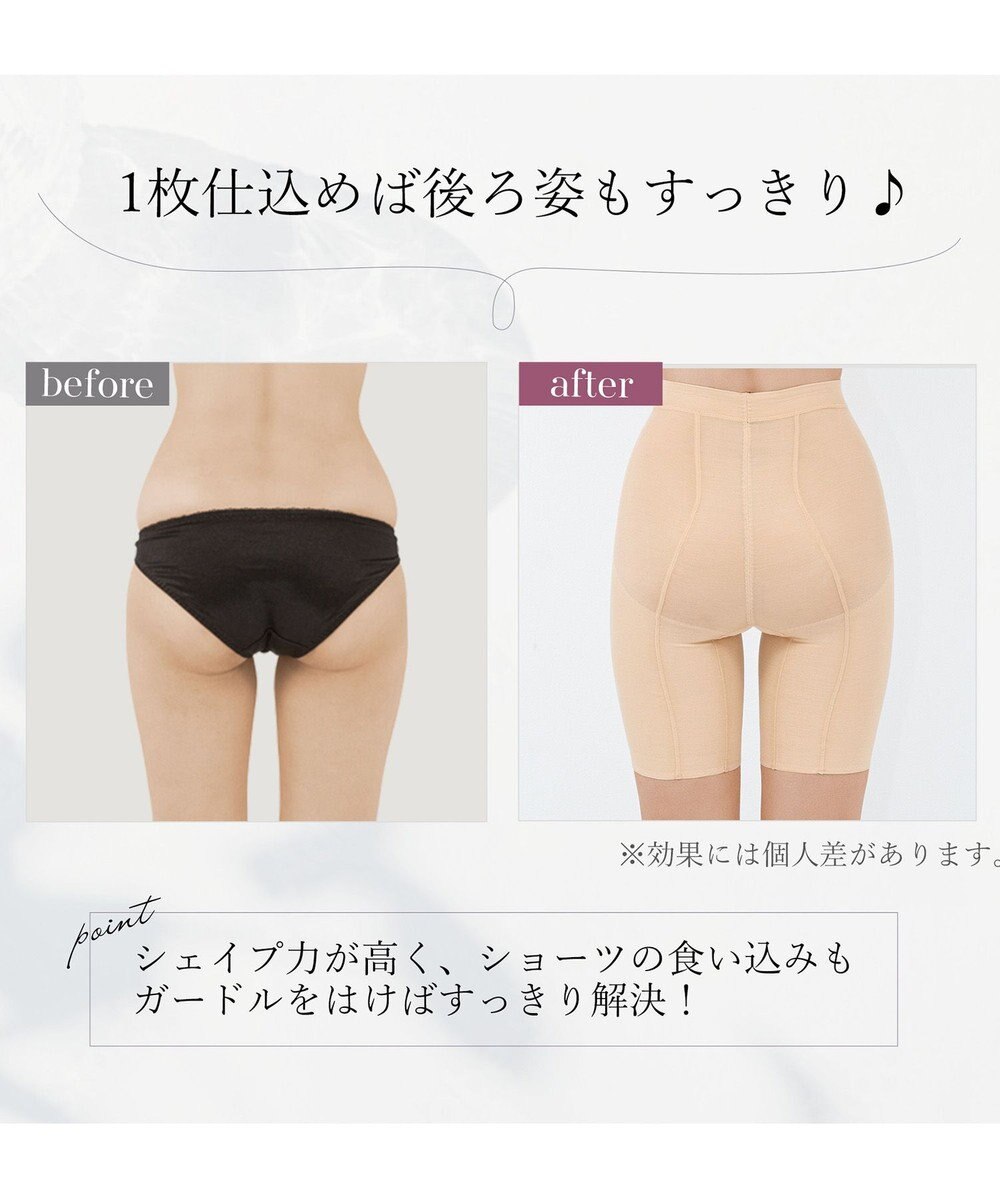 BRADELIS New York 【BRADELIS NewYork / 育尻補整】おしりが桃メリハリキープガードル ヒップアップ 補正下着 1枚履き可能 