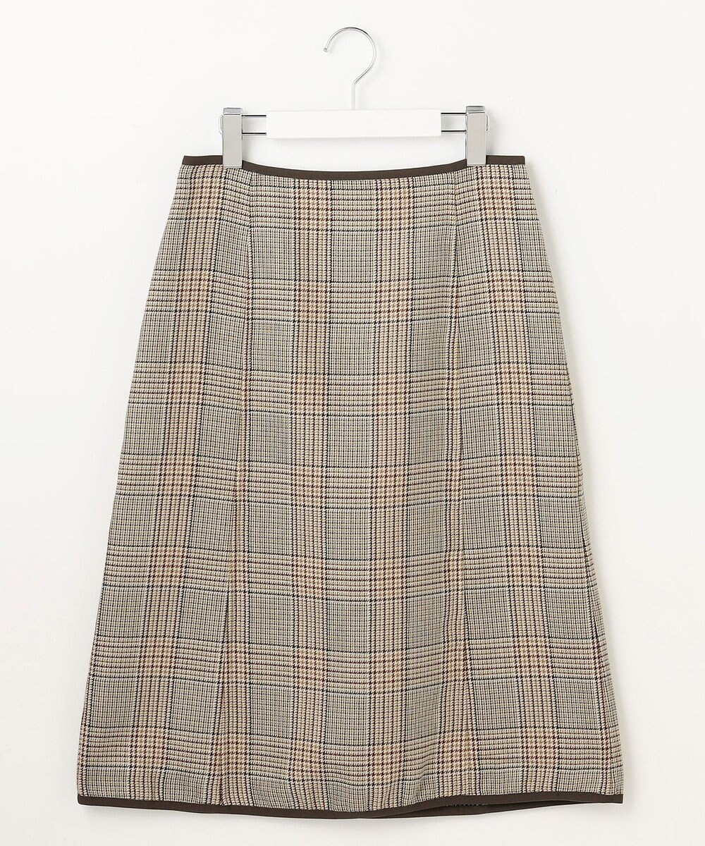J.PRESS LADIES S 【リバーシブル】リバーチェック スカート 