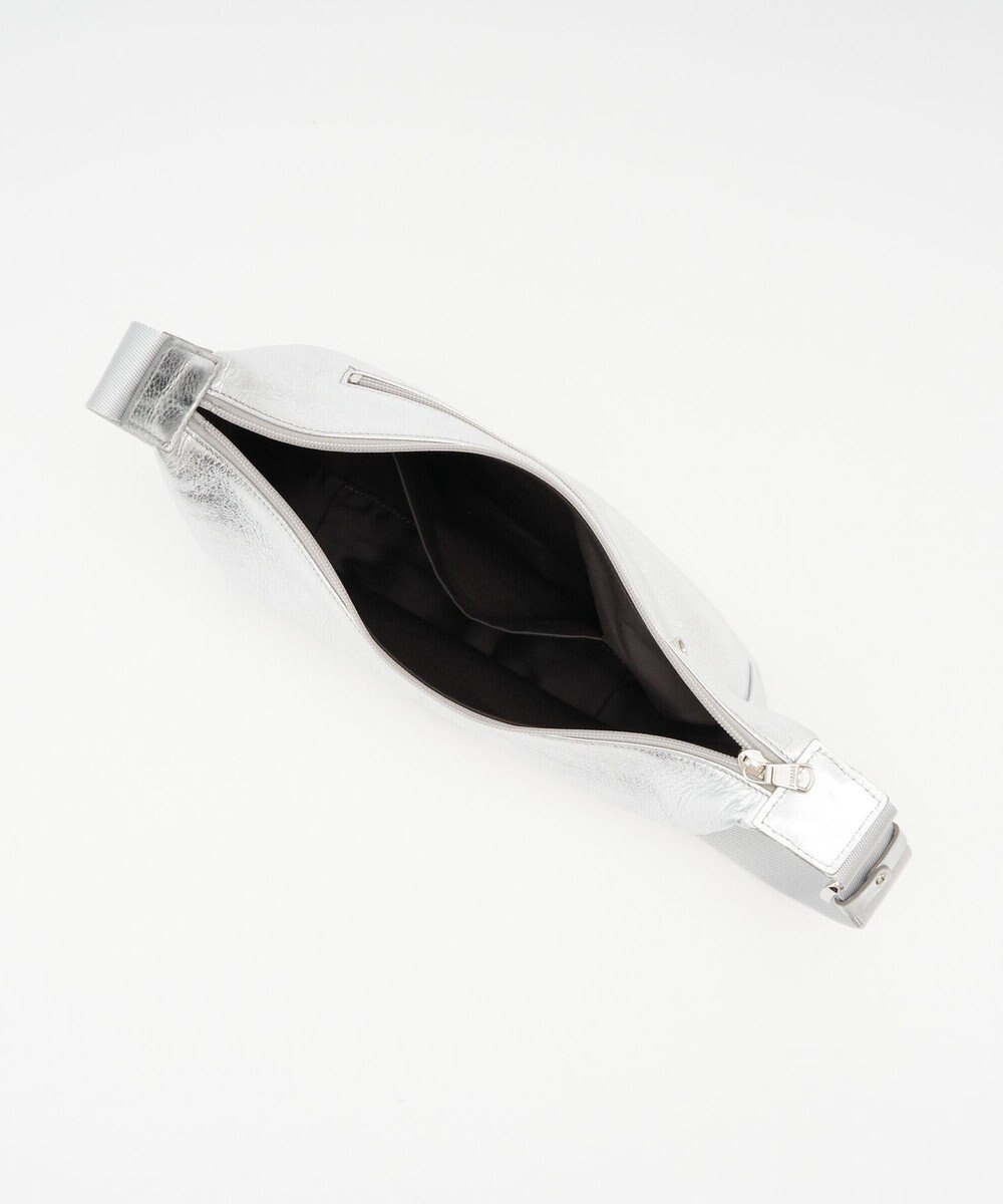 russet ソフトレザーラウンドショルダーバッグ【シルバー】(CE-1470-WEB) 