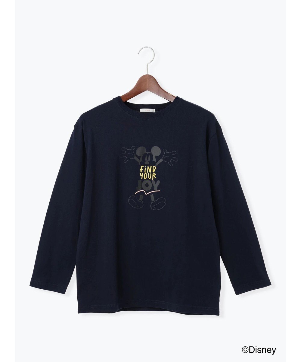 Te chichi 【Disney】ミッキー/配色ロゴロンT 