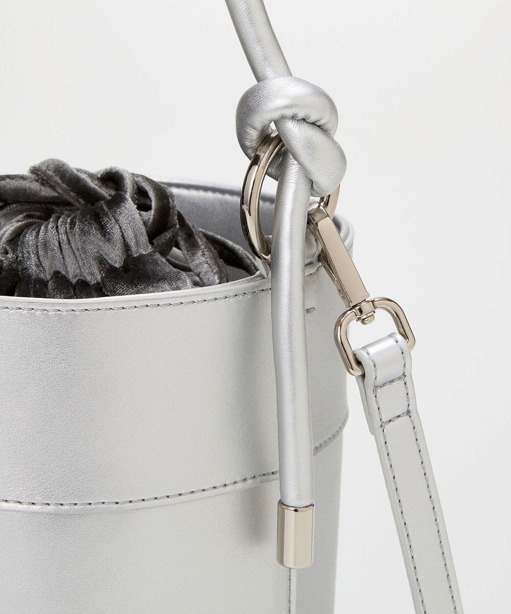 TOPKAPI 【TREASURE TOPKAPI】フェイクレザー バケツ 巾着 ショルダー バッグ 