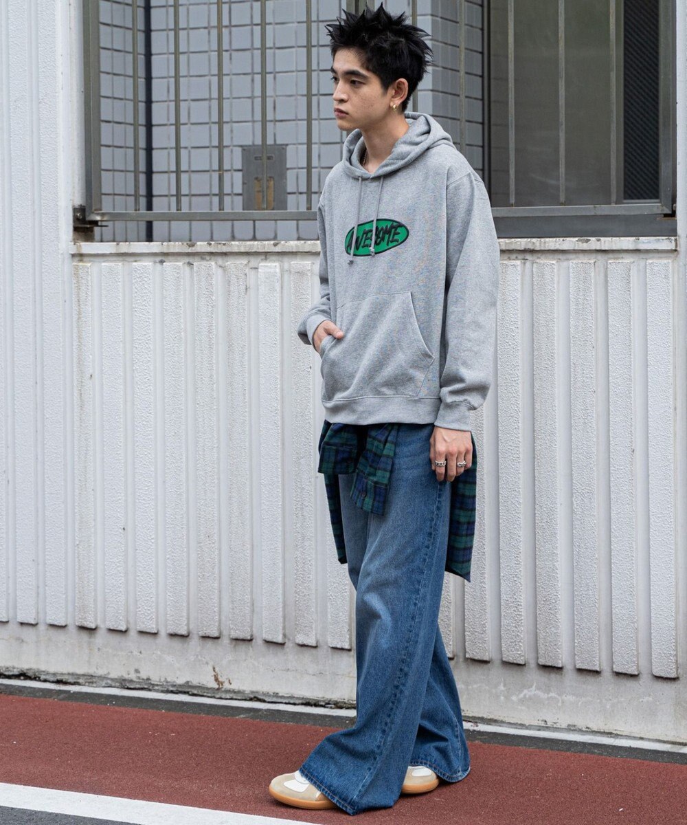 WEGO 【ユニセックス着用ITEM】リラックスフィットオーバルロゴパーカー 