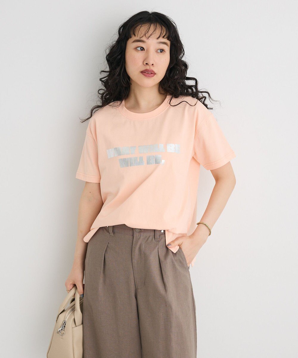 CRAFT STANDARD BOUTIQUE メタリックロゴプリントＴＥＥ 