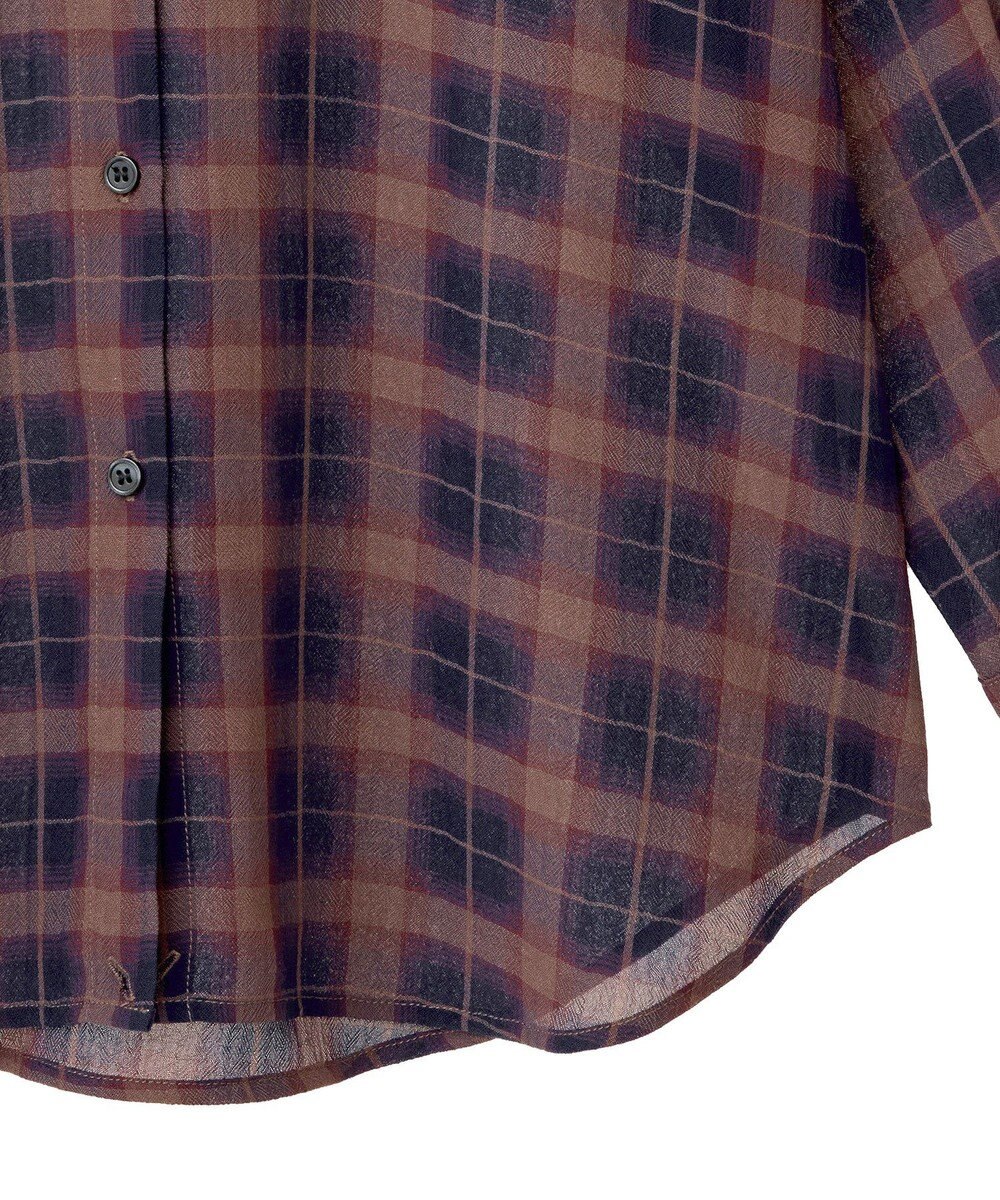 Green Parks カシュクールシアーシャツ 