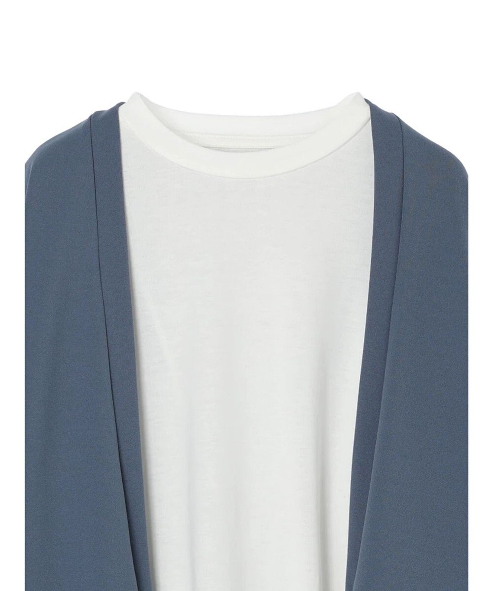 CRAFT STANDARD BOUTIQUE 梨地カットカーディガン＋ＬＳ　ＴＥＥーＳＥＴ 