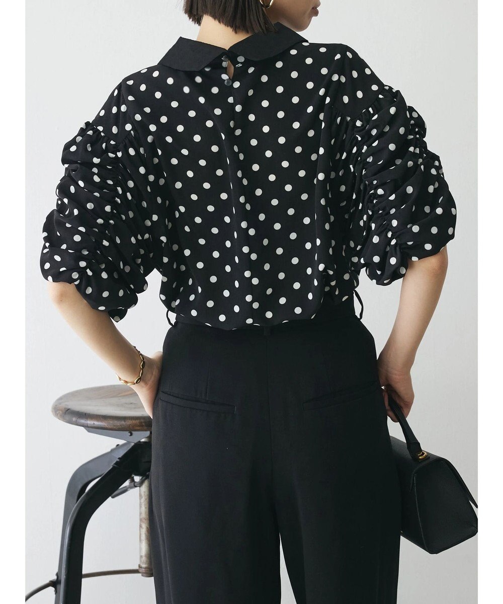 Green Parks AnriettMusee ギャザースリーブブラウス 