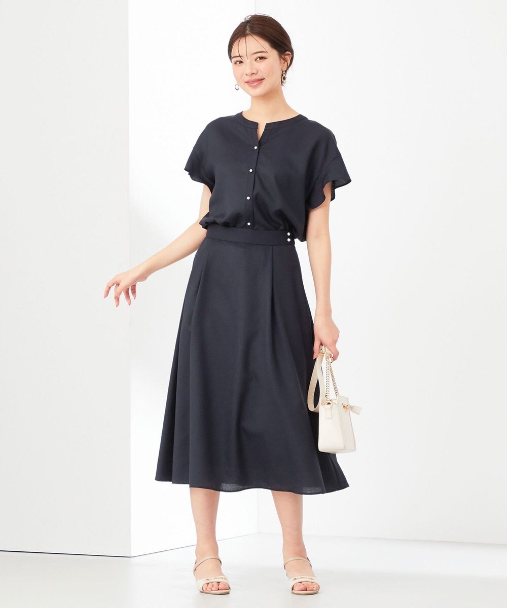 ANY SIS 【美人百花6月号掲載】スムージーポリエステル スカート 