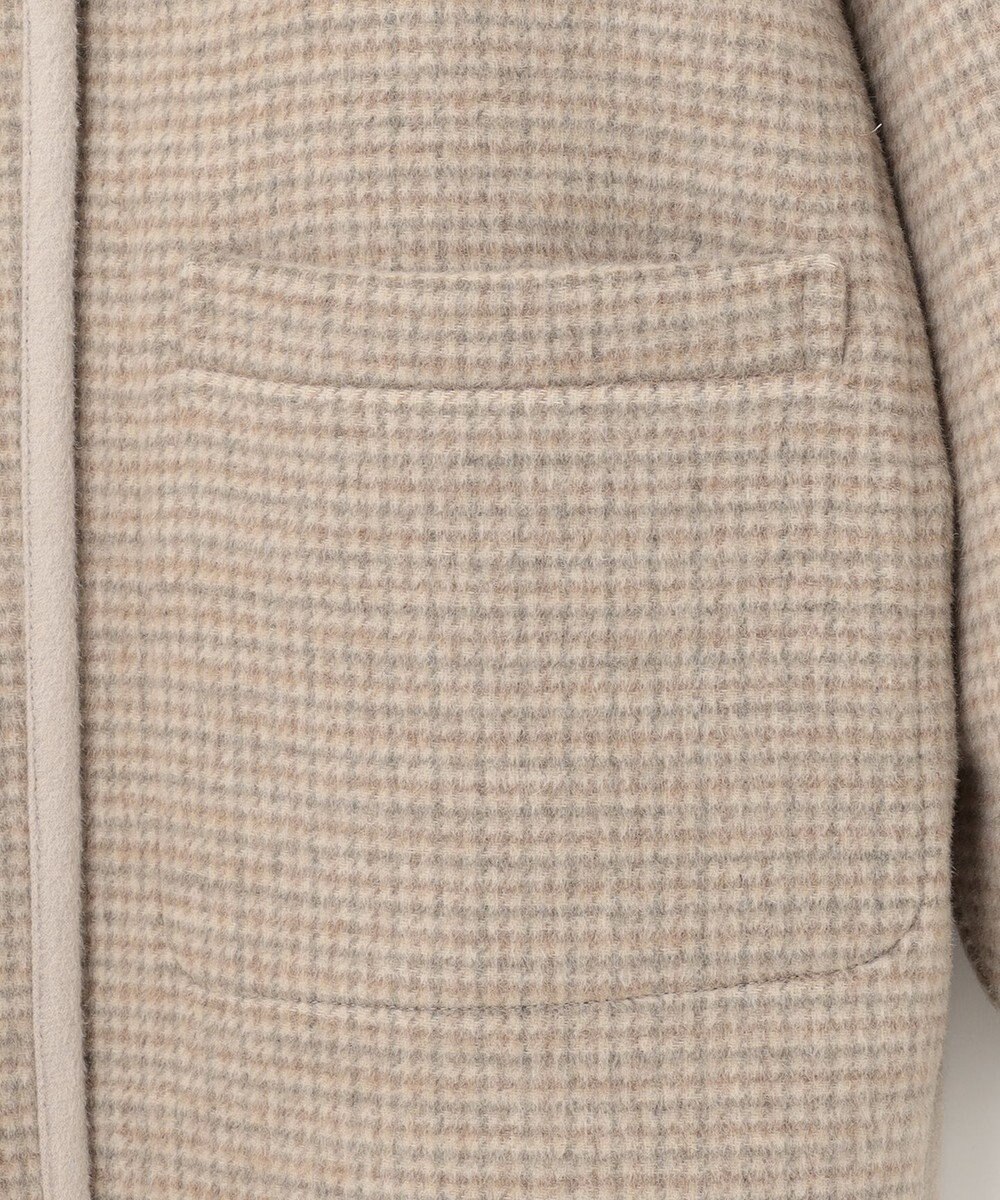 ANY SIS トリミングウールリバー コート 