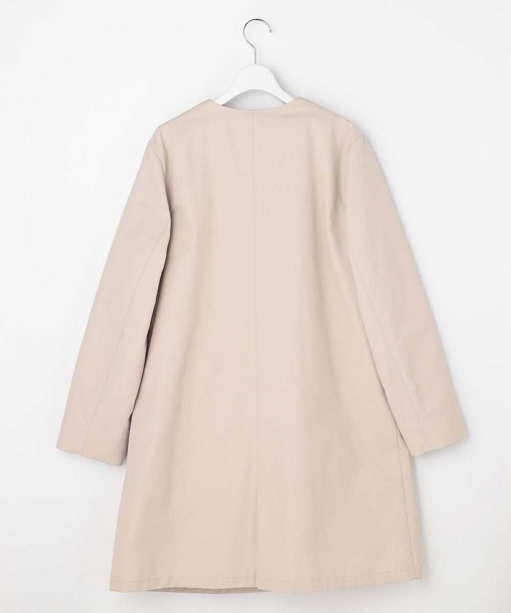 J.PRESS LADIES S 【2way】VINAジェットオックス ノーカラー コート 