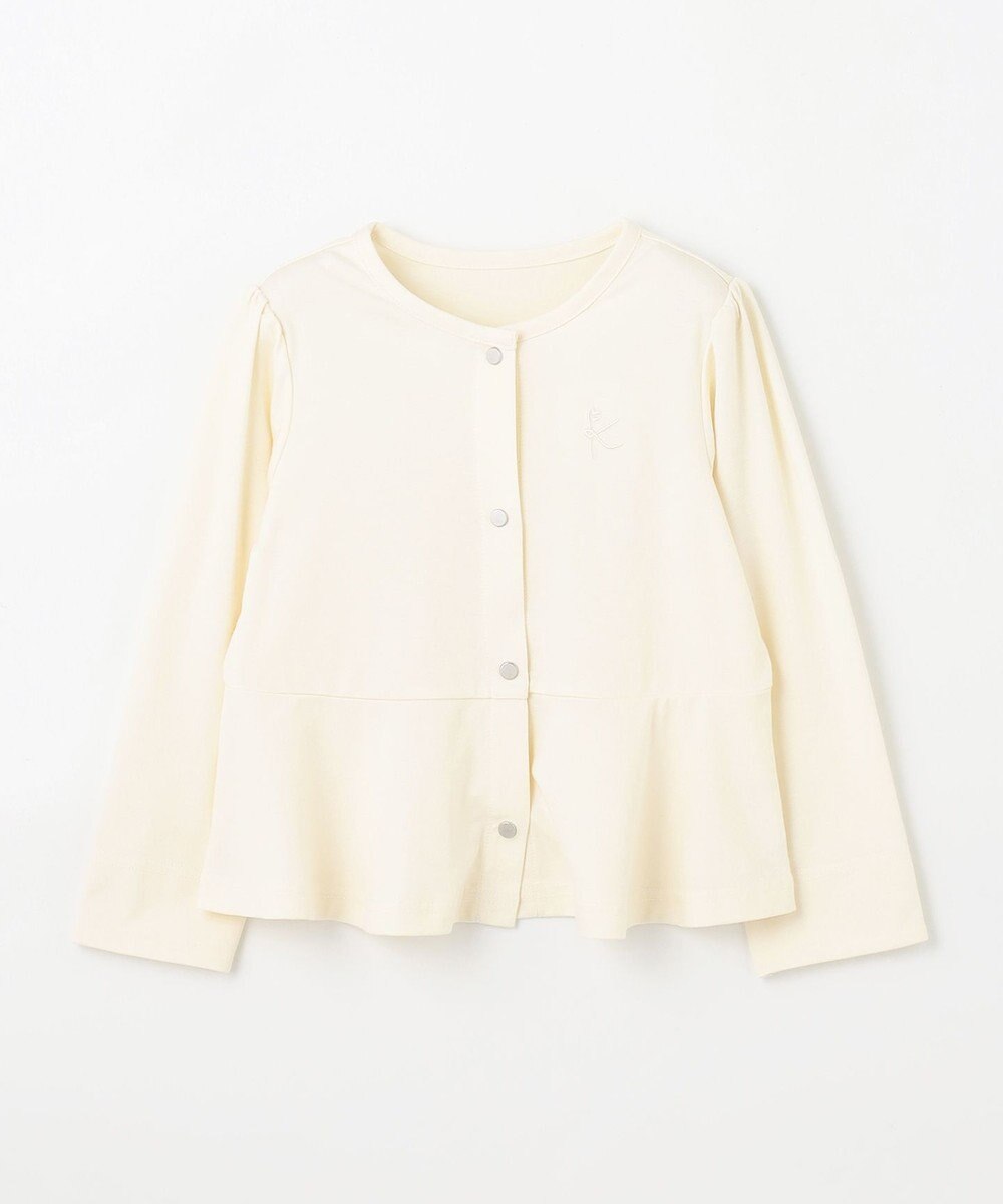 組曲 KIDS 【UVカット・接触冷感】【110-140㎝】サラリとスナップ カーディガン 