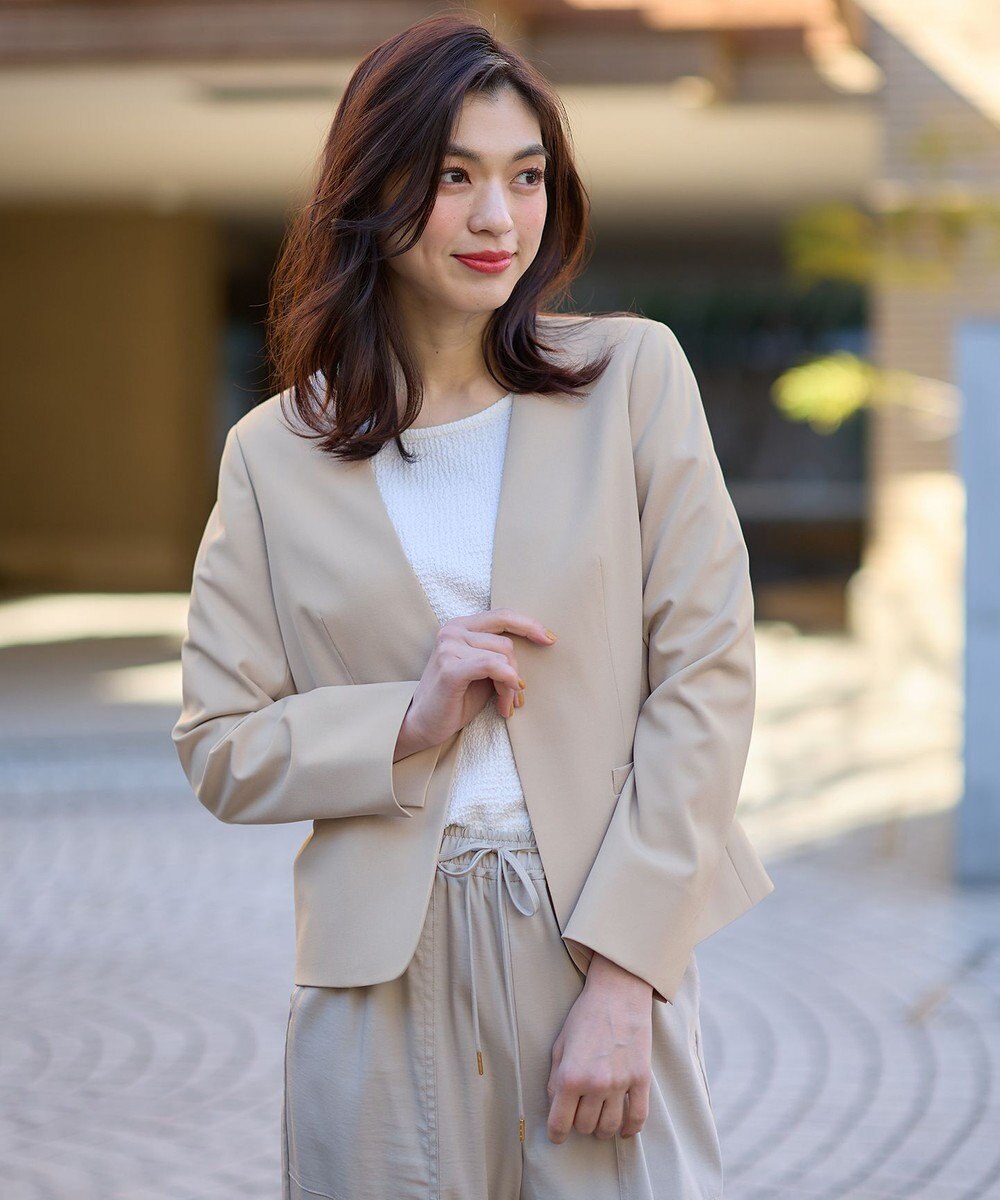 ANY 【WEB・一部店舗限定】【ストレッチ/UVケア/接触冷感】イージィケアストレッチジャケット 