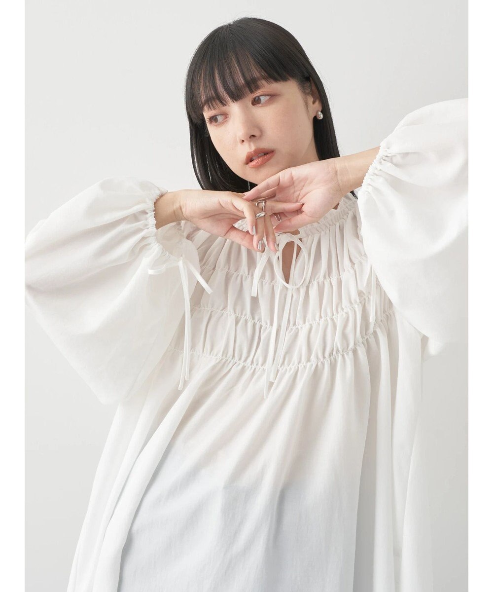 earth music&ecology シャーリングチュニック 