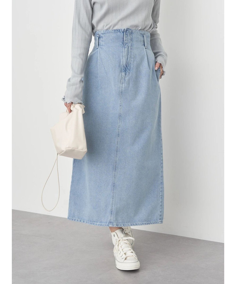 earth music&ecology ナローデニムスカート 