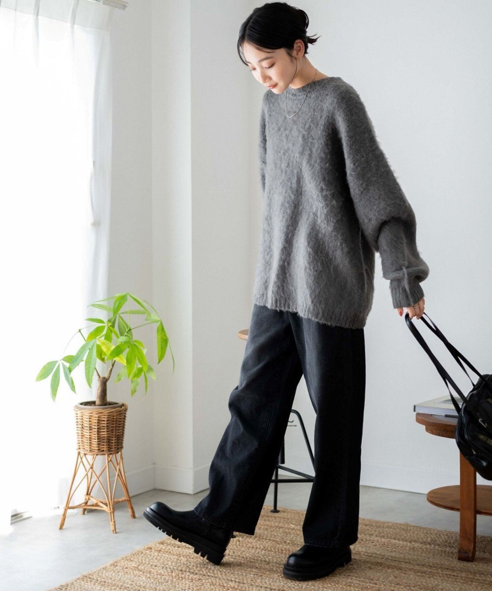 WEGO モヘアライクBIGプルオーバー 