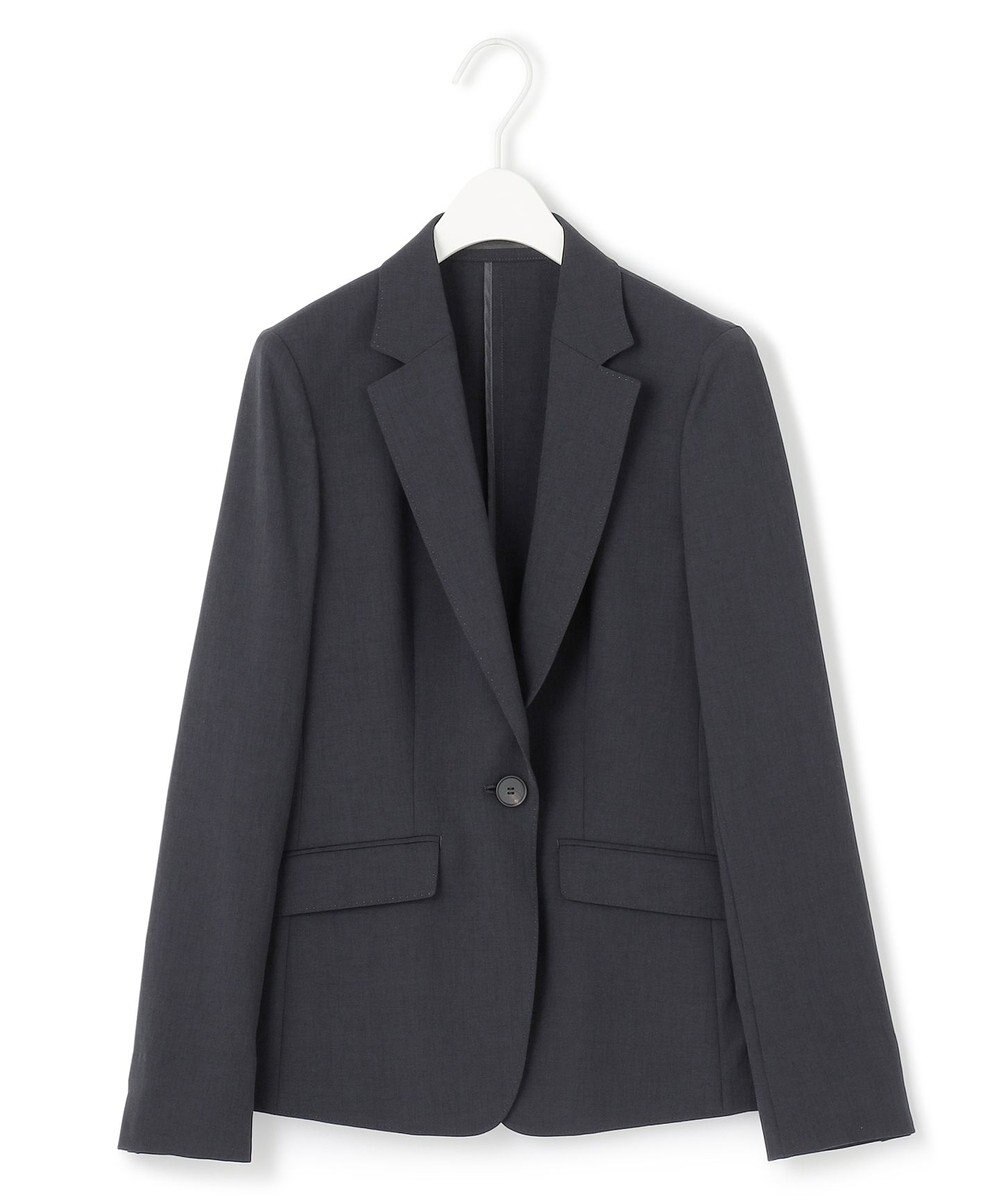 ICB L 【接触冷感・速乾・防シワ・洗える】 レーヨンライクトロ テーラードジャケット 