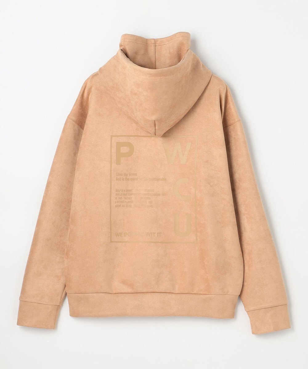 PW CIRCULUS 2025 NEW！【手洗い洗濯可】【WOMEN】スエードライク デタッチャブルフーディ ゴルフウェア レディース 