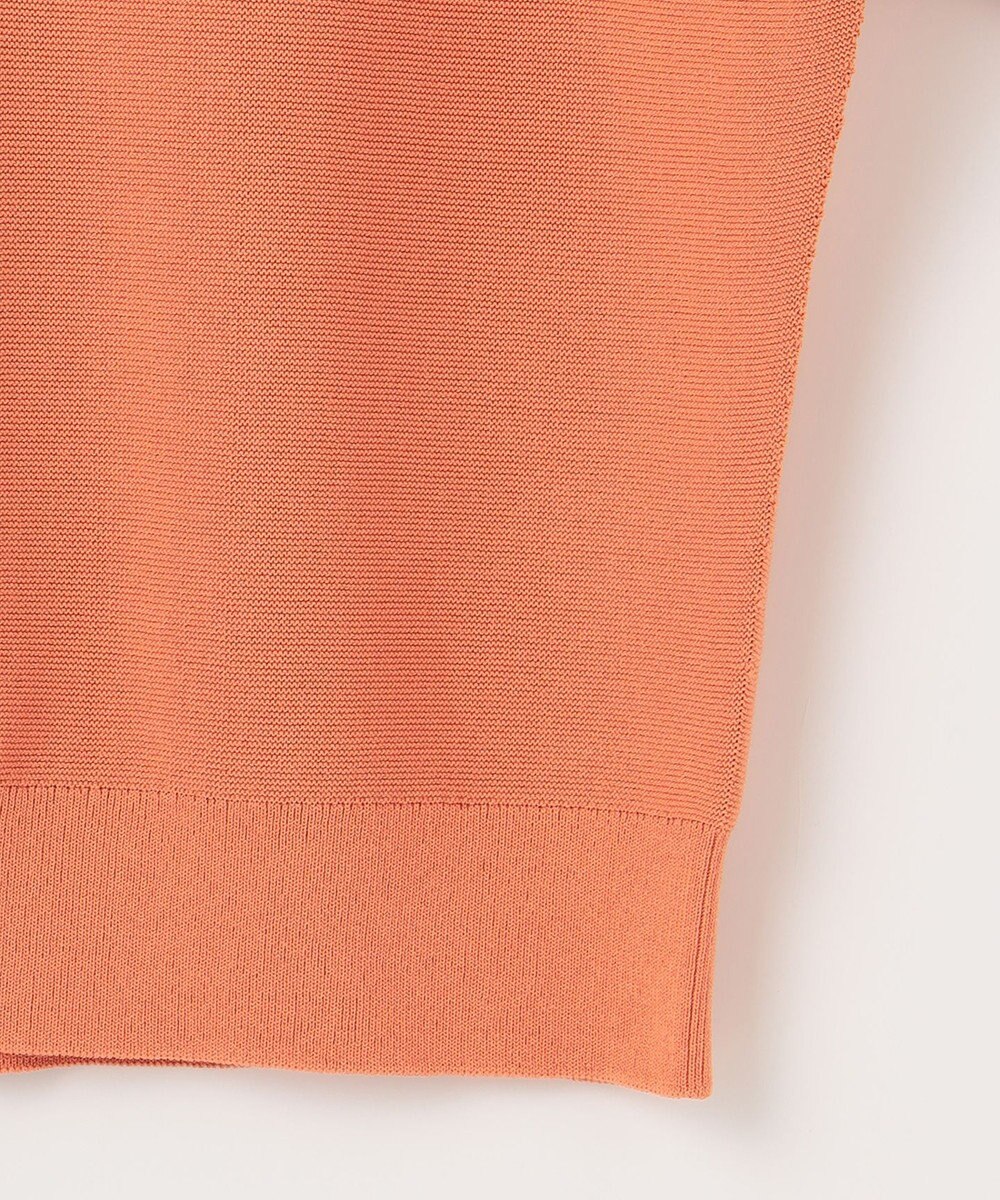 自由区 【洗える】コットンストレッチホールガーメント プルオーバー ニット 