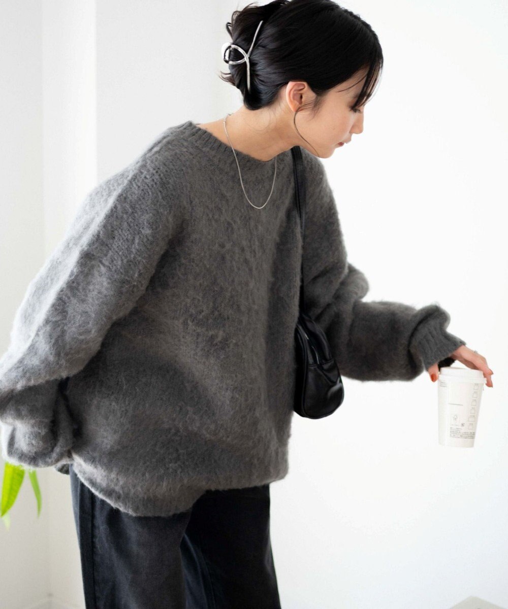 WEGO モヘアライクBIGプルオーバー 