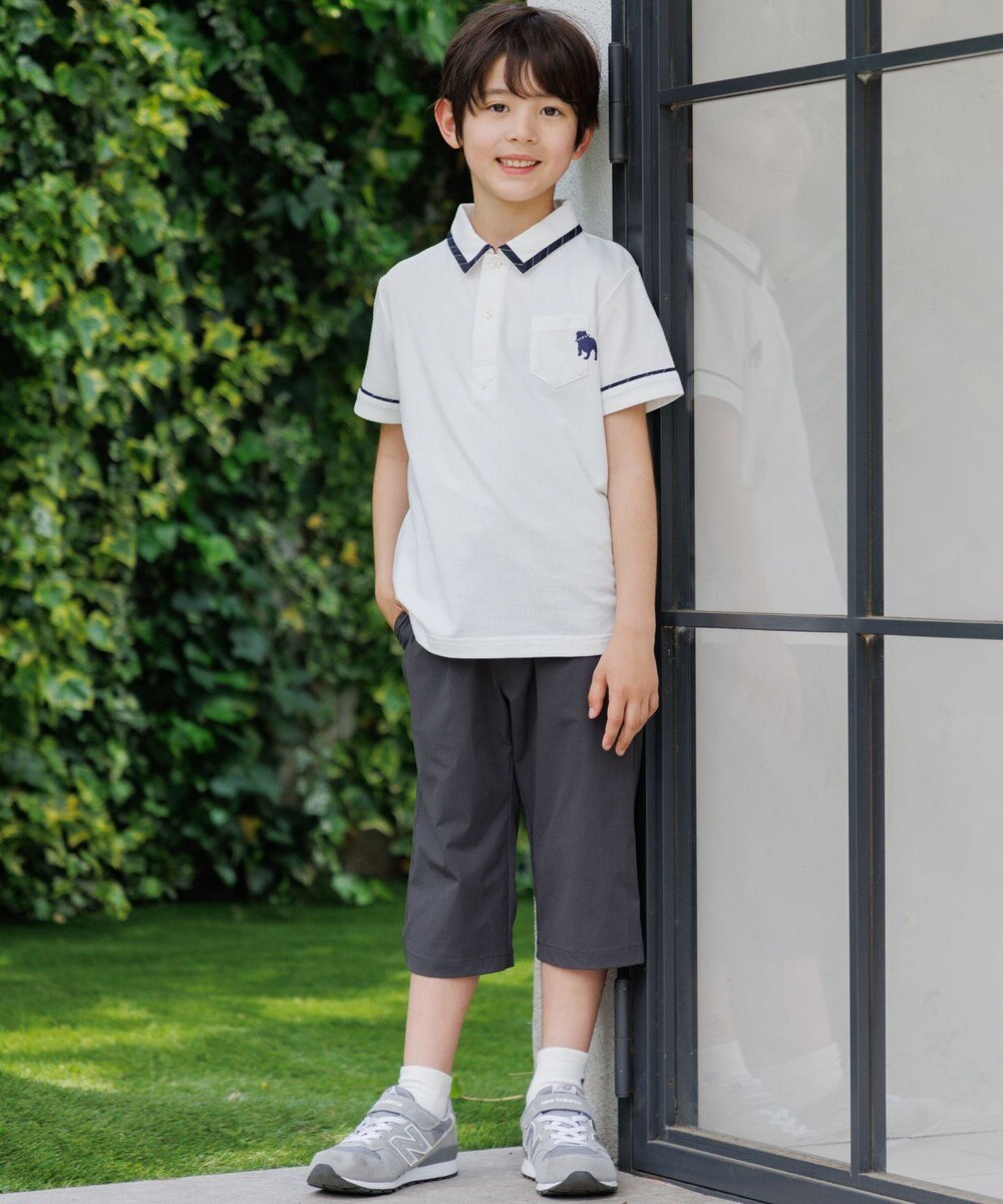 J.PRESS KIDS 【140-170cm】カノコ バックブル 半袖ポロシャツ 