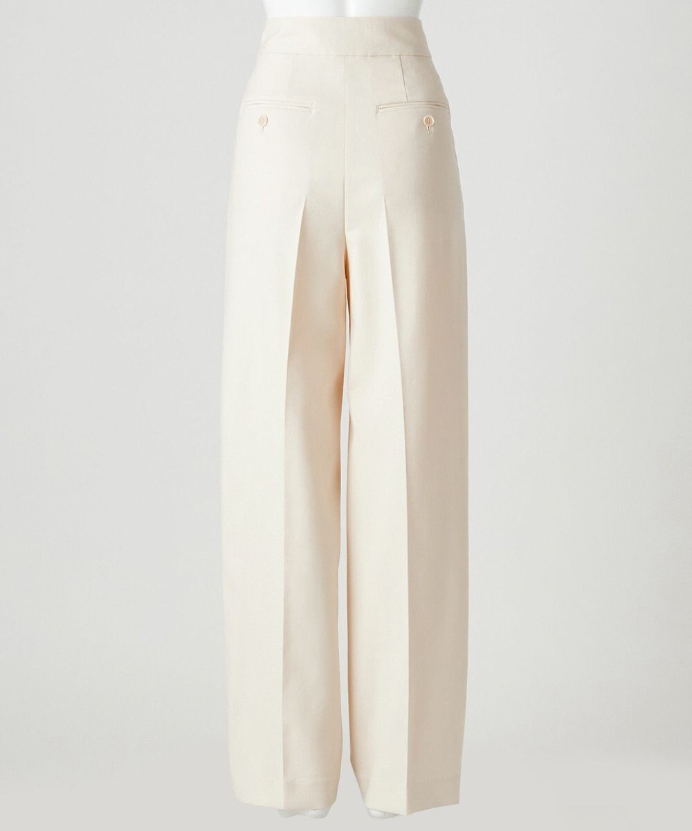 23区 S 【エステータ】ウールダブルクロス ワイドパンツ 