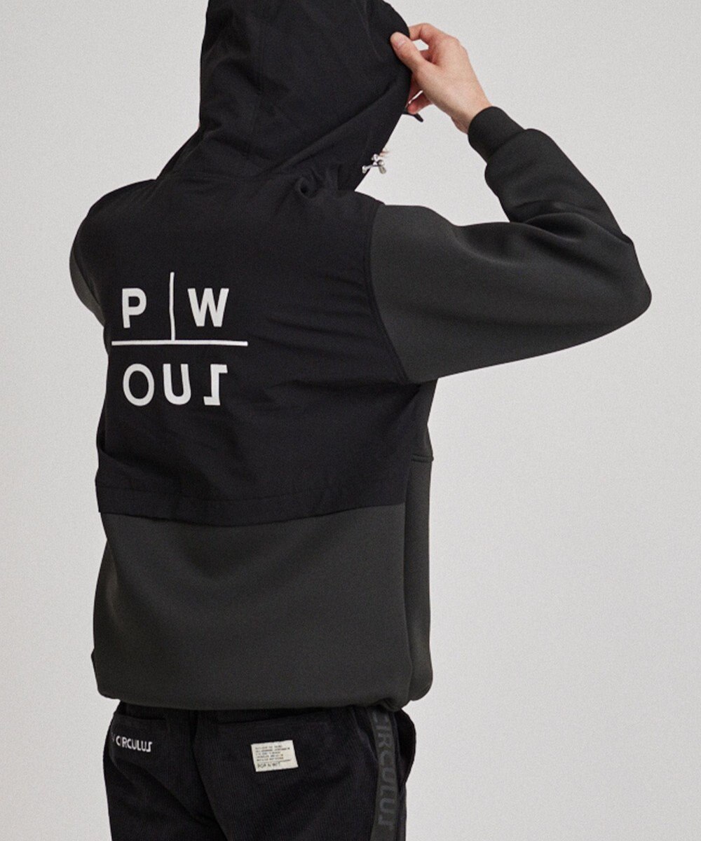 PW CIRCULUS 【MEN】NEW ダンボール デタッチャブルフーディー 