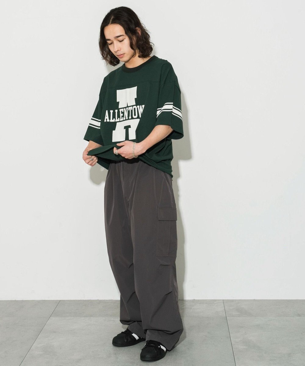 WEGO 【ユニセックス着用ITEM/手洗い可/MLサイズ】フットボールBIG　T（S） 