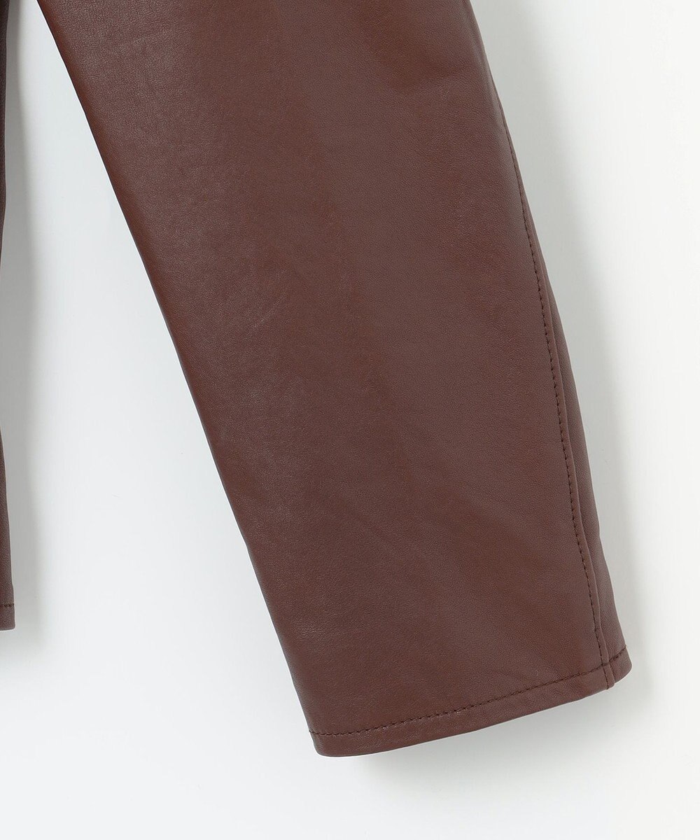 JOSEPH ABBOUD 【長く育てたいサスティナブルなレザー】ラムレザー ブルゾン 