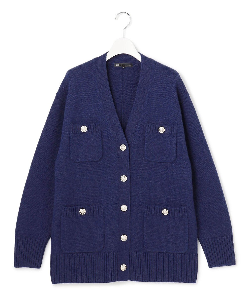 23区 S 【先行予約/見上愛さん着用/WEB&一部店舗限定カラーあり】カシミヤブレンド ジャケットライク カーディガン 