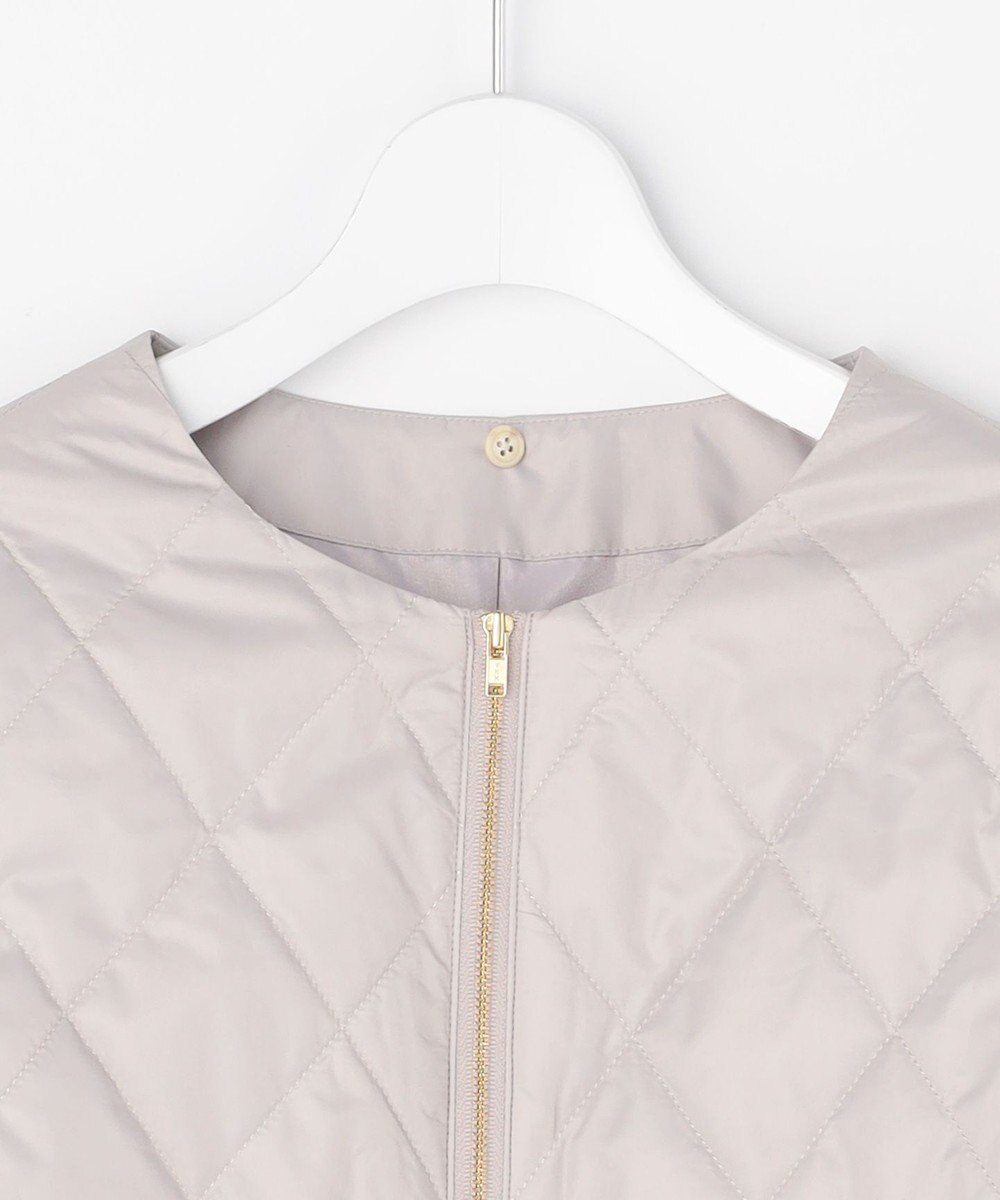 J.PRESS LADIES S 【2way】VINAジェットオックス ノーカラー コート 