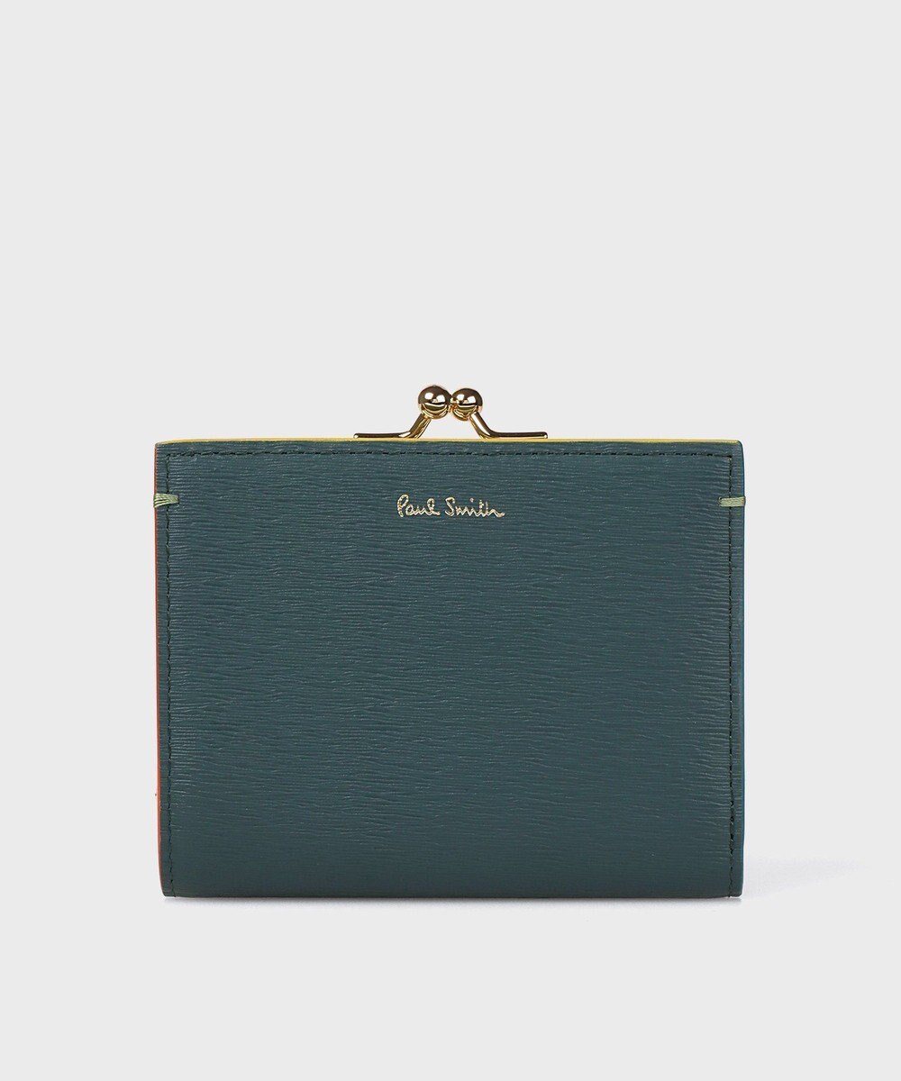 Paul Smith カラードエッジ がま口 2つ折り財布 